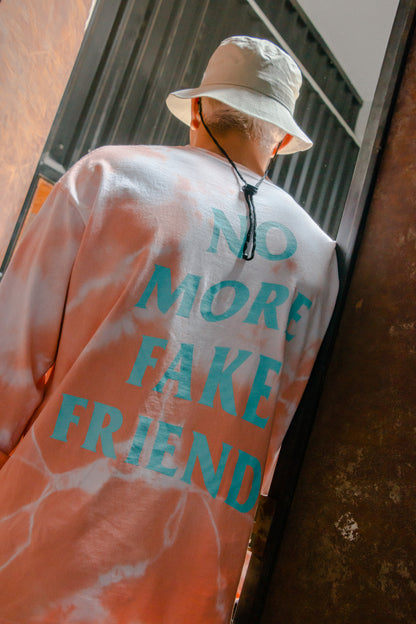 No More Fake Friends Tye Die "Peach" Manga Larga