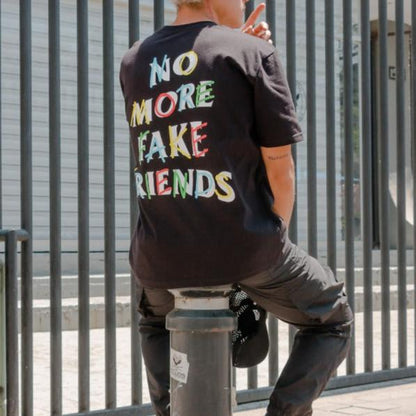 No More Fake Friends Crayon Kid Tee